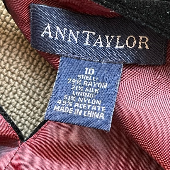 Ann Taylor 3-pieces black velvet pantsuit. Lined. EUC jacket, top and pants. - Picture 5 of 10